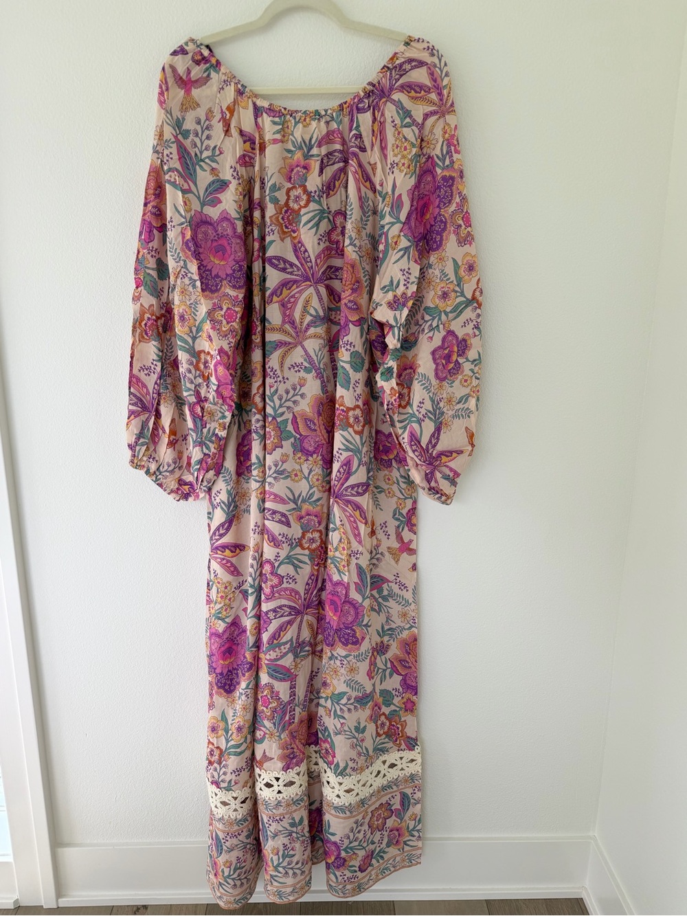 Spell Mojave Lily Gown Bohemian Floral Purple Pink Maxi Dress 3XL NWT - Picture 10 of 10